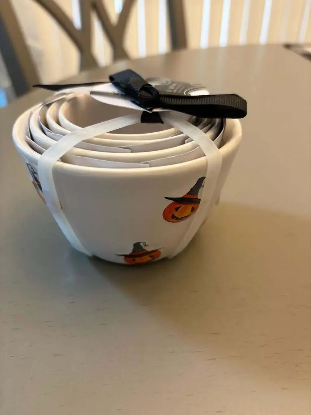 Rae Dunn Jack o Lantern Nesting Measuring Cups Set
